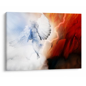 Schilderij - Goed en kwaad (V023274V7050)