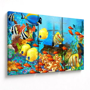 Obraz - Barevný korálový útes (V023395V120803PCS)