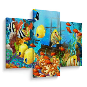 Obraz - Barevný korálový útes (V023395V90603PCS)