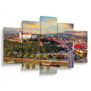 Obraz - Panorama Bratislavy, Slovensko