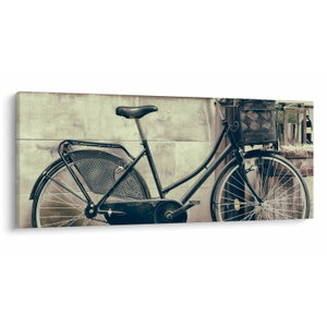 Obraz - Vintage kolo s květinami (V023413V12050)