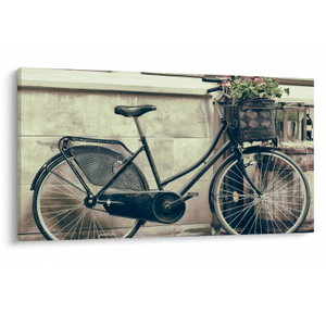Obraz - Vintage kolo s květinami (V023413V12070)