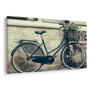 Obraz - Vintage kolo s květinami (V023413V150100)