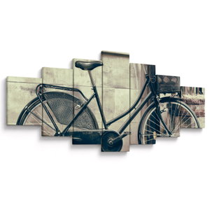 Obraz - Vintage kolo s květinami (V023413V210100)