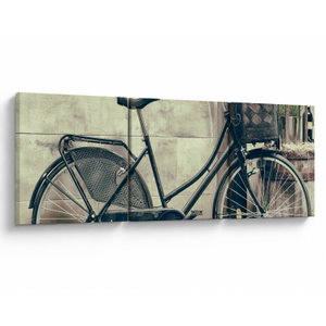 Obraz - Vintage kolo s květinami (V023413V9030)