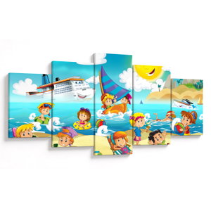 Obraz - Den na pláži (V023414V150805PCS)