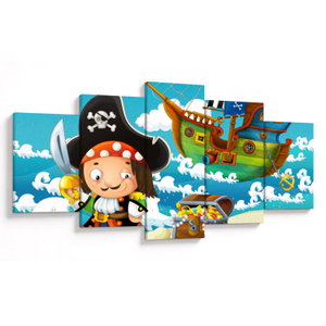 Obraz - Pirátský poklad (V023446V150805PCS)
