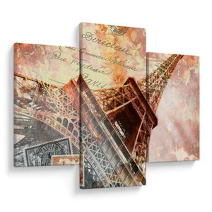 Tablou - Turnul Eiffel în stil vintage (V023451V90603PCS)