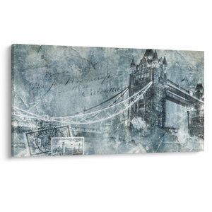 Tablou - Tower Bridge în tonuri reci (V023452V12070)