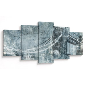 Tablou - Tower Bridge în tonuri reci (V023452V150805PCS)