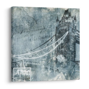 Tablou - Tower Bridge în tonuri reci (V023452V4040)