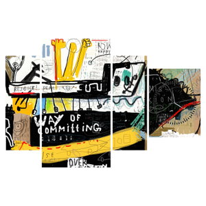 Obraz - Graffiti (s hodinami) (6)