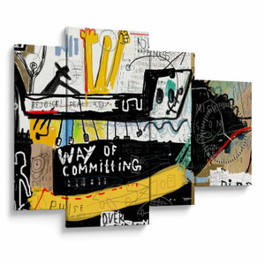 Obraz - Graffiti (s hodinami) (V023473V11075C)