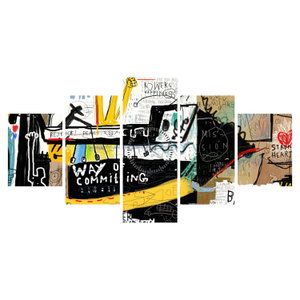 Obraz - Graffiti (s hodinami) (6)