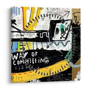 Obraz - Graffiti (s hodinami) (V023473V3030C)