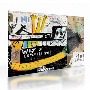 Skleněný obraz - Graffiti (V023473V7050GD)