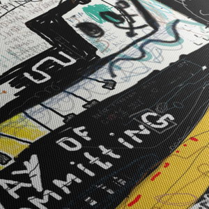 Obraz - Graffiti (s hodinami) (5)