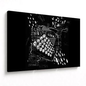Schilderij - Tekening in de Banksy stijl