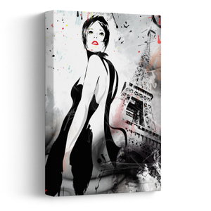Obraz - Lady a Eiffelova věž (V023510V2030)