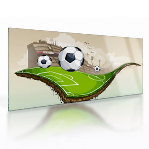 Skleněný obraz - Fotbalové hřiště (V023515V10050GD)