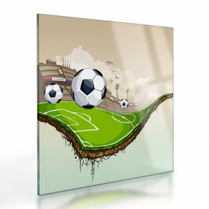 Skleněný obraz - Fotbalové hřiště (V023515V4040GD)
