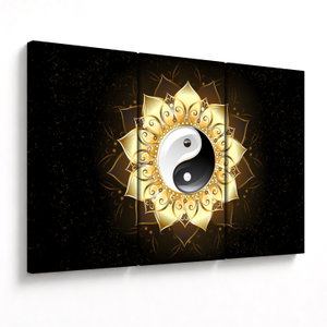 Obraz - Zlatý Yin-Yang (V023516V120803PCS)