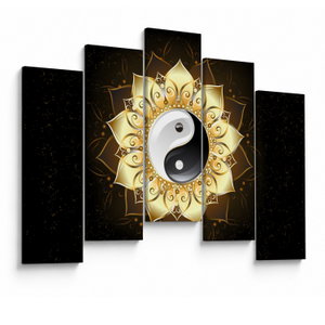Obraz - Zlatý Yin-Yang (V023516V12590)