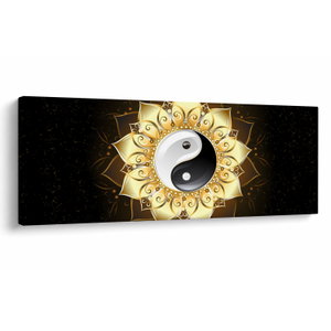 Obraz - Zlatý Yin-Yang (V023516V14558)