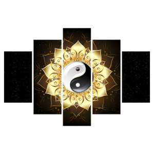 Obraz - Zlatý Yin-Yang (6)