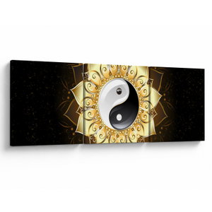 Obraz - Zlatý Yin-Yang (V023516V15050)