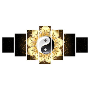 Obraz - Zlatý Yin-Yang (6)
