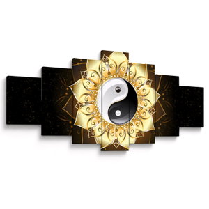 Obraz - Zlatý Yin-Yang (V023516V210100)