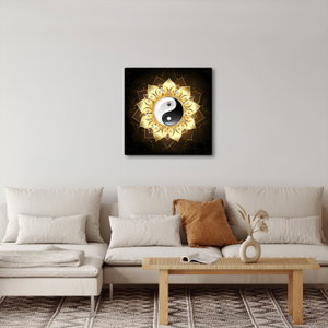 Obraz - Zlatý Yin-Yang (3)