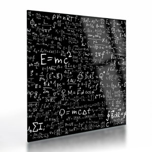 Tablou pe sticlă - Matematică (V023536V4040GD)