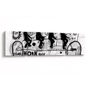 Obraz - Týmová práce, jízda na kole (V023556V17050)