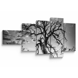 Schilderij - Zwart-witte boom (V023559V11060)