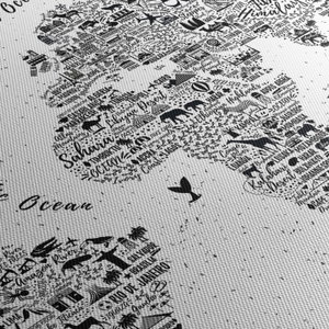 Obraz - Mapa z piktogramů (5)
