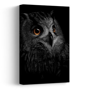 Obraz - Sova, ilustrace (V023618V2030)