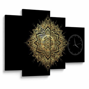 Obraz - Mandala bohatství (s hodinami) (V023627V11075C)