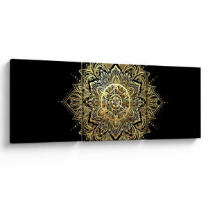 Obraz - Mandala bohatství (s hodinami) (V023627V9030C)