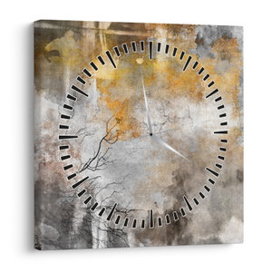 Schilderij - Abstractie (met klok) (V024044V3030C)