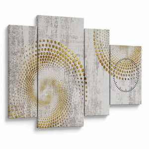 Schilderij - Betondesign (met klok) (V024069V11075C)