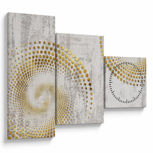 Schilderij - Betondesign (met klok) (V024069V9070C)