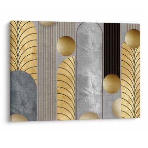Bild auf Leinwand - Goldene Dekore