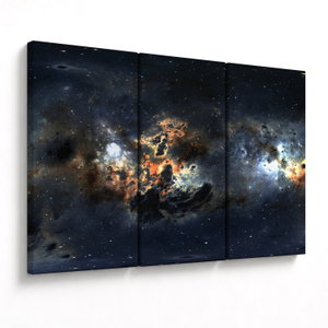 Schilderij - Het heelal met nevel (V024143V120803PCS)