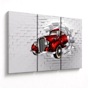 Obraz - Červené auto (V024145V120803PCS)
