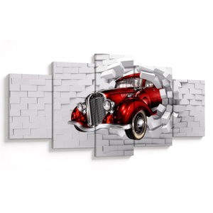 Obraz - Červené auto (V024145V150805PCS)