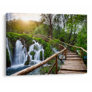 Schilderij - Plitvice Meren