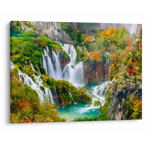 Schilderij - Nationaal Park Plitvice Meren