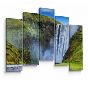 Schilderij - Seljalandsfoss waterval